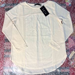 Light Cream Kasu long sleeve dress shirt.
